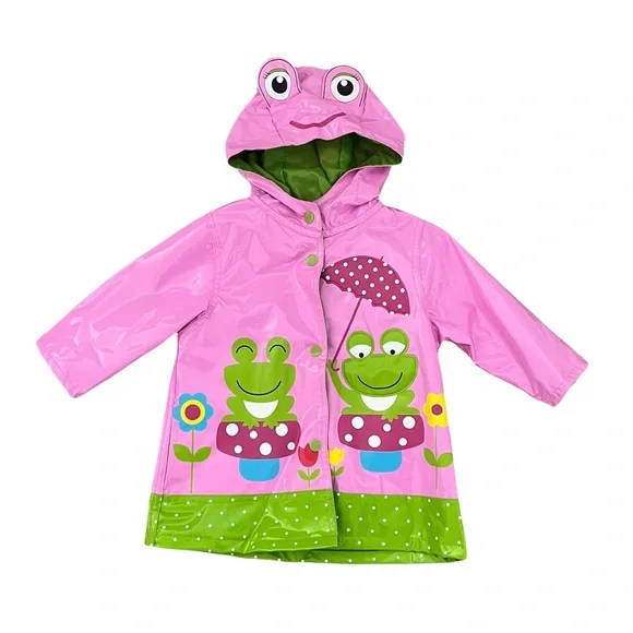 Wippette Kids Jackets Coats Wippette Kids Frog Raincoat 2m
